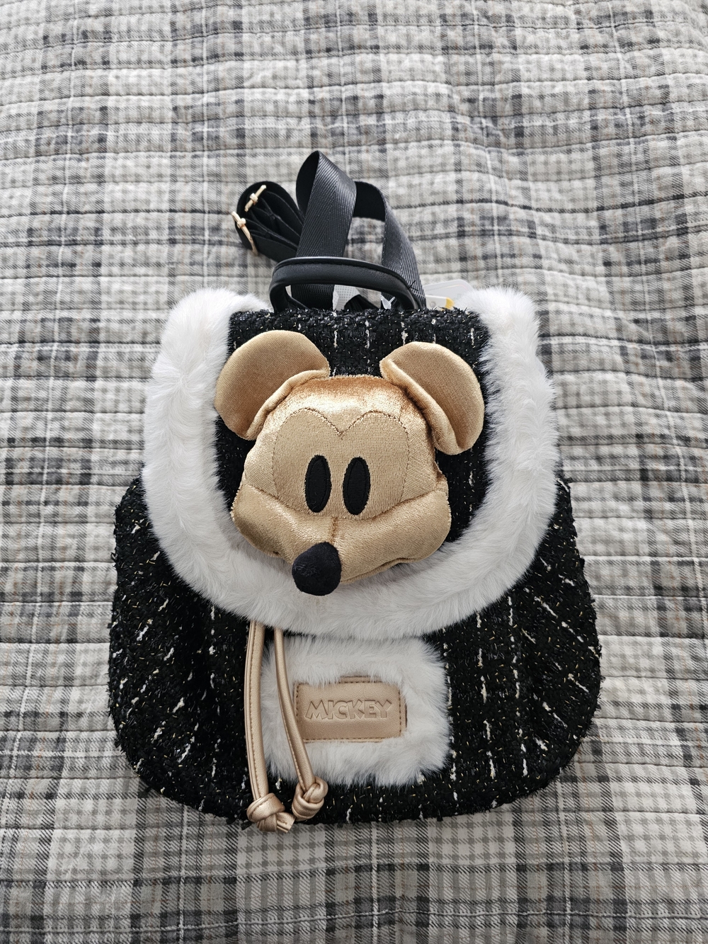 Black & Gold Kids Backpack